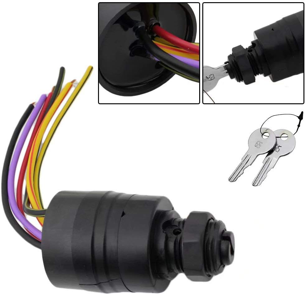 129572 Replacement Ignition Switch With 2 Keys For Tracker Boats
